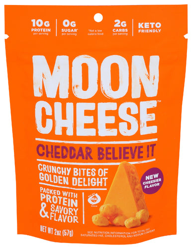 MOON CHEESE CHEESE SNACK CHEDDAR - 2 OZ