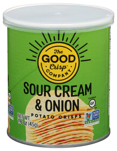 THE GOOD CRISP COMPANY CRISP SOUR CRM ONION SNGL - 1.6 OZ