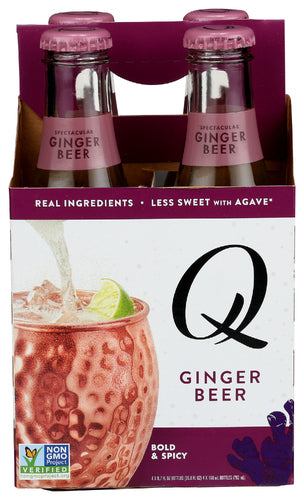 Q Tonic Ginger Beer 4Pk, 26.8 FO.