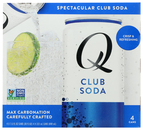 Q Tonic Club Soda 4Pk, 30 FO.