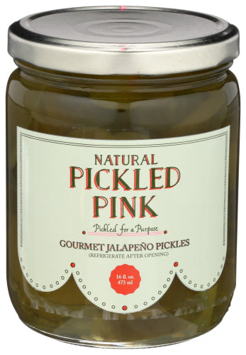 Pickled Pink Foods Llc Pickles Gourmet Jalapeno, 16 OZ.