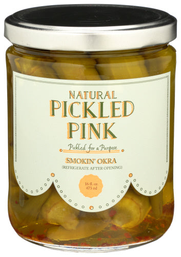 Pickled Pink Foods Llc Okra Pickled, 16 OZ