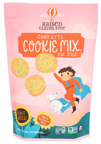 RAISED GLUTEN FREE MIX COOKIE CONFETTI - 11 OZ