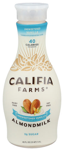 CALIFIA ALMOND MILK UNSWT VNILLA - 48 FO