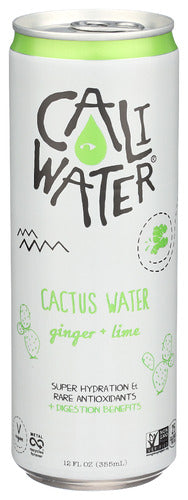 Caliwater 
Water Cactus Ginger Lime, 12 FO.