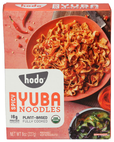 HODO NOODLES SPICY YUBA ORG - 8 OZ