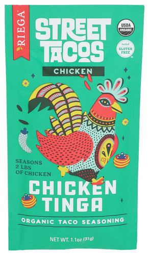 Riega Seasoning Taco Chkn Tinga, 1.1 OZ.