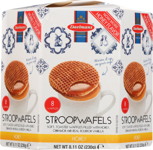 Daelmans 
Wafer Hny Stroopwafel, 8.11 OZ.