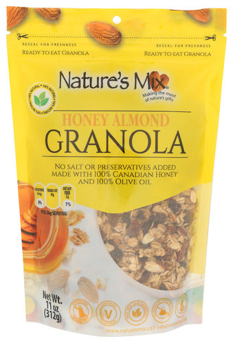 Natures Mix Granola Honey Almond, 11 OZ.