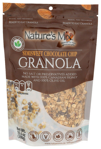 Natures Mix Granola Chocolate Chip, 10.6 OZ.