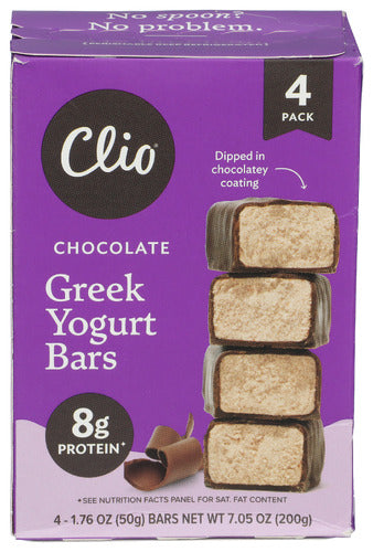 CLIO YOGURT GRK CHOCOLATE 4PK - 7.05 OZ
