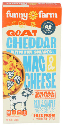 FUNNY FARM MAC N CHEESE SHAPES GOAT - 5.5 OZ