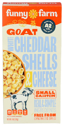 FUNNY FARM ENTREE GOAT CHS WHT CHEDR - 6 OZ