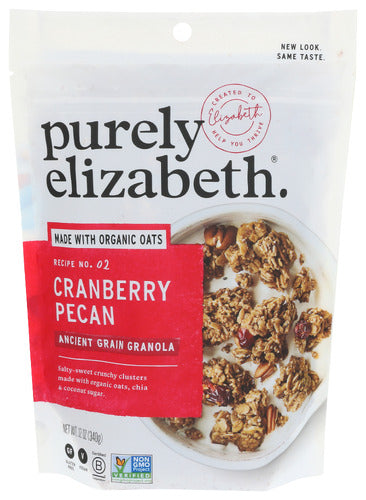 Purely Elizabeth Granola Crnbry Pecan Org3, 12 OZ.