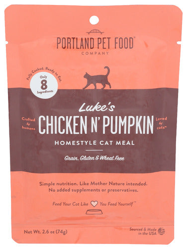 Portland Pet Food Company Meal Cat Chkn N Pmpkn, 2.6 OZ.