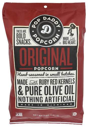 POP DADDY POPCORN & PRETZ POPCORN ORIGINAL DADDY O - 5 OZ