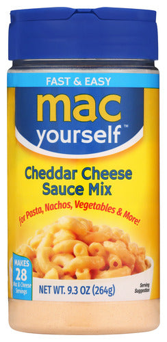 MAC YOURSELF CHEESE SAUCE MIX CHEDDAR - 9.3 OZ