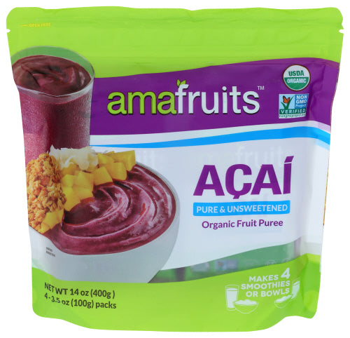 AMAFRUITS ACAI UNSWTND PURE - 14 OZ