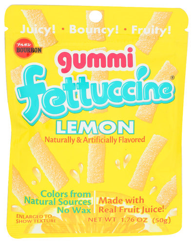 BOURBON FRUIT GUMMY FETTUCCN LMN - 1.76 OZ