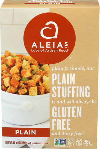 Aleias
Stuffing Mix Plain Gf, 10 OZ.