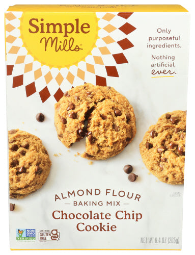 SIMPLE MILLS MIX COOKIE CHOC CHIP - 9.4 OZ