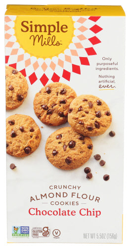 SIMPLE MILLS COOKIES CRNCHY CHOC CHIP - 5.5 OZ