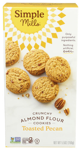 SIMPLE MILLS COOKIES CRNCHY TSTD PECAN - 5.5 OZ