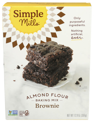 SIMPLE MILLS MIX BROWNIE - 12.9 OZ