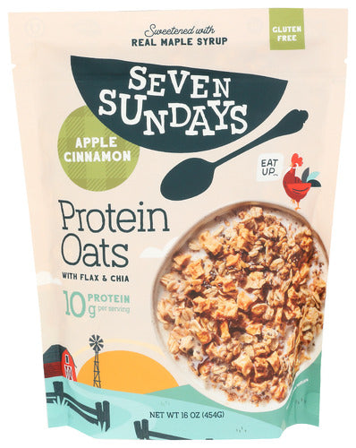 SEVEN SUNDAYS OATS PROTEIN APL CNNAMON - 16 OZ