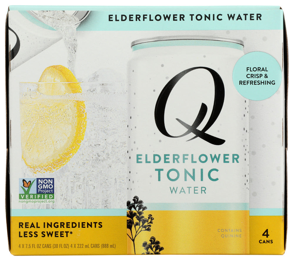 Q Tonic Water Tonic Elderflwr 4Pk, 30 FO.