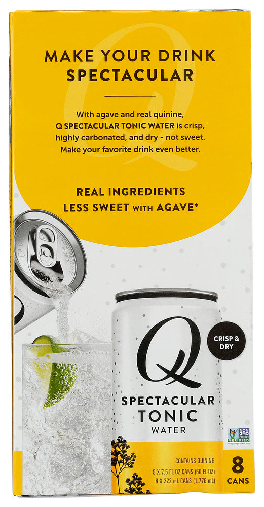 Q Tonic Mixer Tonic Water 8Pk, 60 FO.