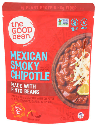 THE GOOD BEAN BEANS PINTO CHIP MEX SMK - 10 OZ
