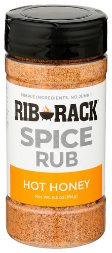 Rib Rack Rub Hot Honey Spice, 6.5 OZ.