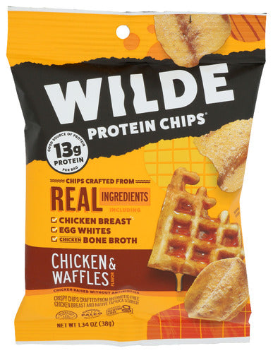 WILDE SNACKS CHIPS PROTEIN & WAFFLE - 1.34 OZ