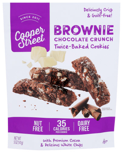 Cooper Street 
Cookies Choc Brownie, 5 OZ.