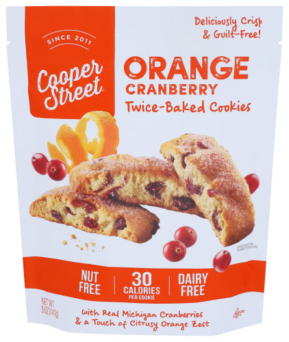 Cooper Street 
Cookies Orange Cranberry, 5 OZ.