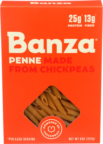 Banza
Pasta Chickpea Penne, 8 OZ.