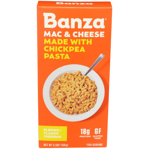 Banza
Mac And Chs Chickpea Chdr, 5.5 OZ.