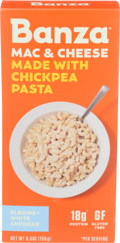 Banza
Mac & Chs Chkpea Wht Chdr, 5.5 OZ.
