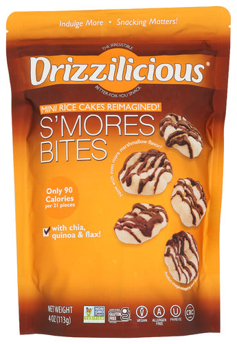 DRIZZILICIOUS RICE CRISP MINI SMORES - 4 OZ