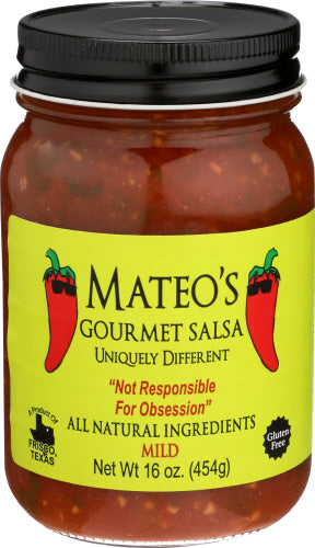 MATEOS GOURMET SALSA MILD - 16 OZ