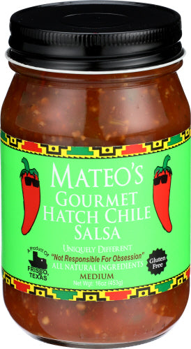 MATEOS GOURMET SALSA HATCH CHILE - 16 OZ