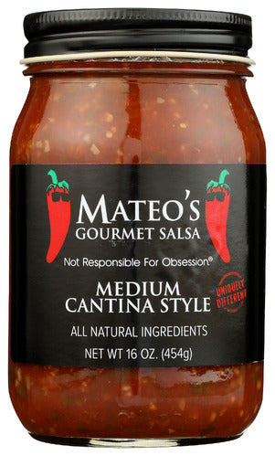MATEOS GOURMET SALSA CANTINA STYLE - 16 OZ