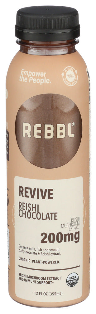 Rebbl Inc Elixr Reishi Choc Org, 12 OZ.