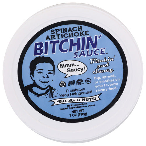 BITCHIN SAUCE DIP SPINACH ARTICHOKE - 7 OZ