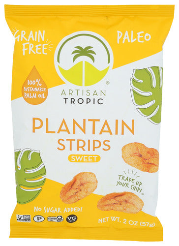 Artisan Tropic
Chips Plantain Sweet, 2 OZ.