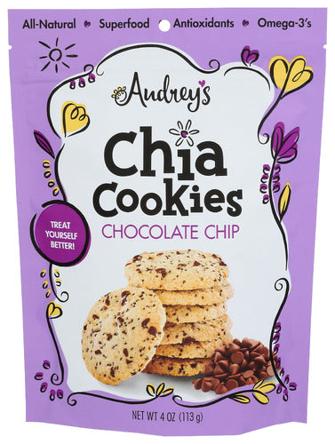 Audreys 
Cookie Chia Choc Chip, 4 OZ.