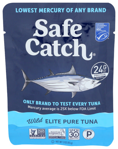 Safecatch Tuna Wild Elite Sngl Pch, 3 OZ.