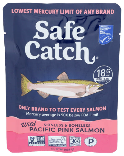 Safecatch Salmon Pink Sgl Srv Pouch, 3 OZ