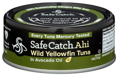 Safecatch Tuna Yellowfin Avocd Oil, 5 OZ